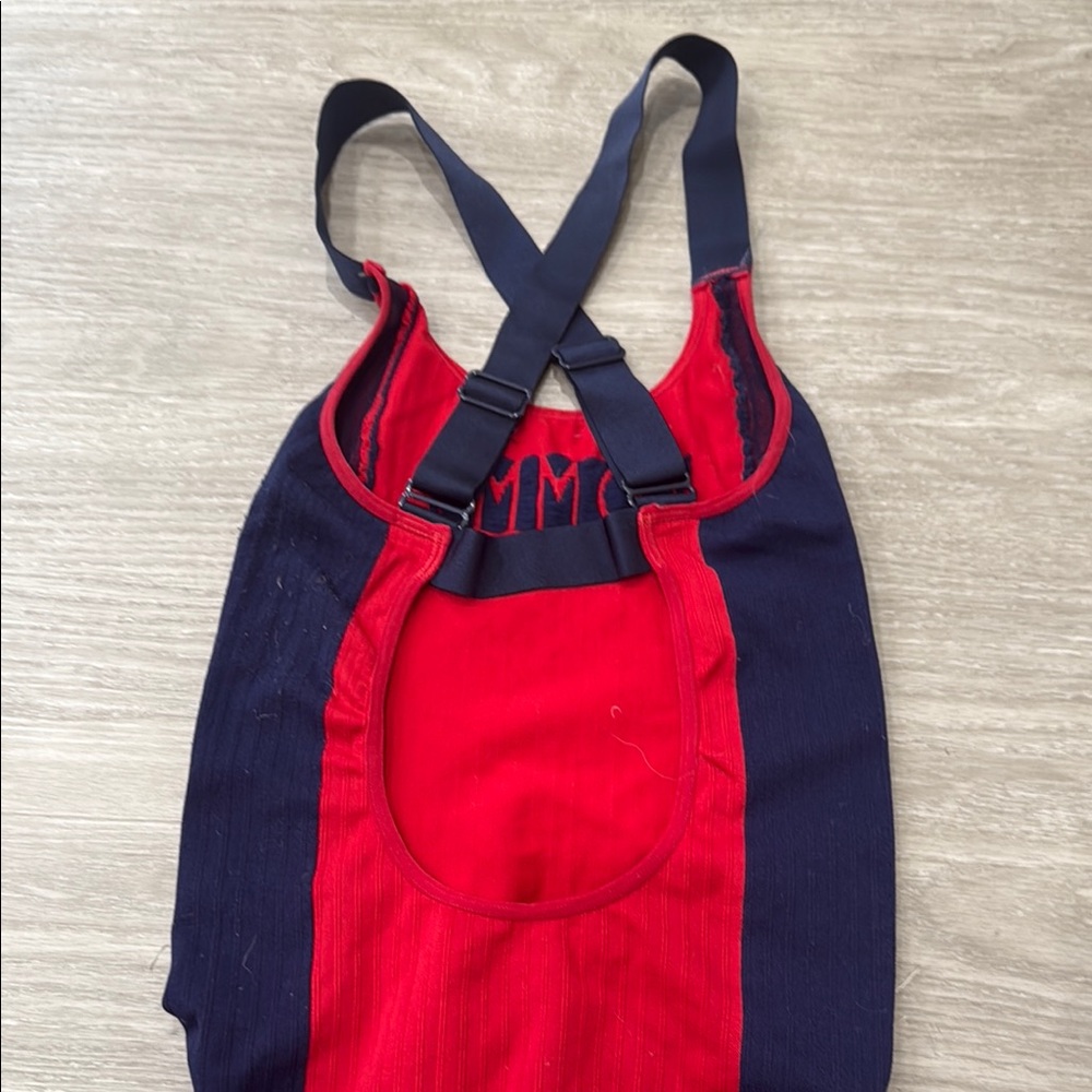 Tommy Hilfiger Red and Navy Swimsuit - Picture 3 of 3
